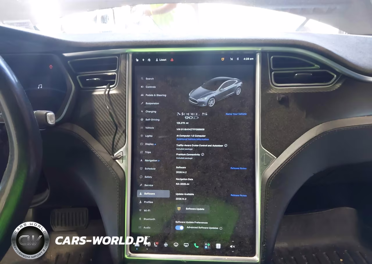 2015 Tesla Model S 70D-85D-P85D VIN:5YJSA1H27FF089805 - 19