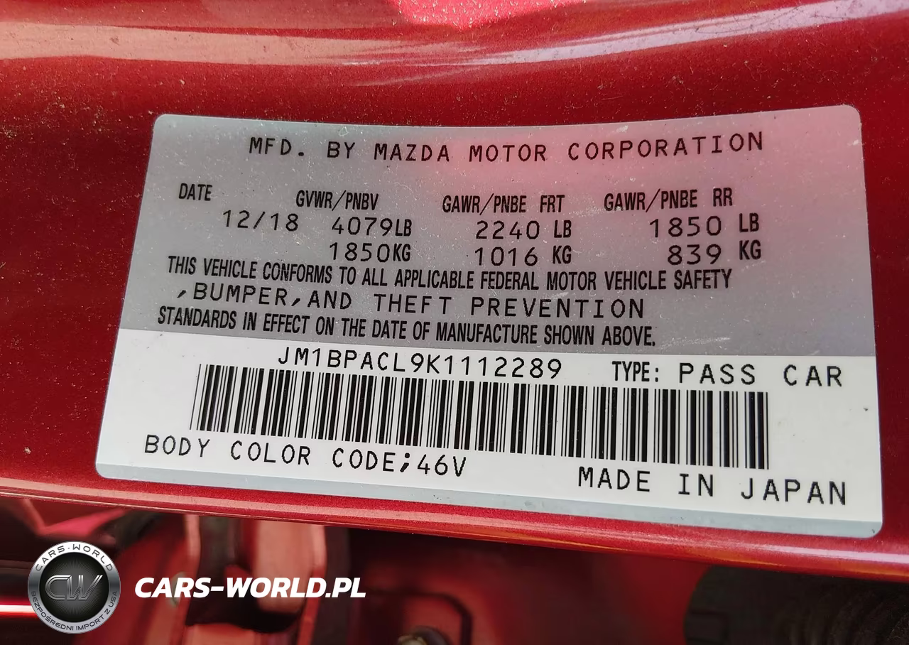 2019 Mazda Mazda3 Select Package VIN:JM1BPACL9K1112289 - 9