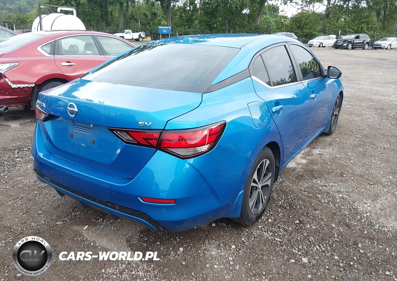 2020 Nissan Sentra Sv Xtronic Cvt VIN:3N1AB8CV8LY214185 - 4