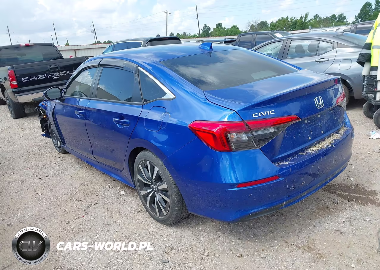2022 Honda Civic Ex VIN:2HGFE1F72NH322651 - 3