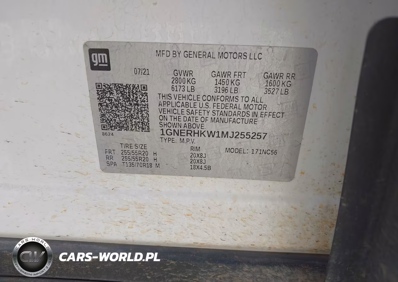 2021 Chevrolet Traverse Fwd Lt Leather VIN:1GNERHKW1MJ255257 - 9