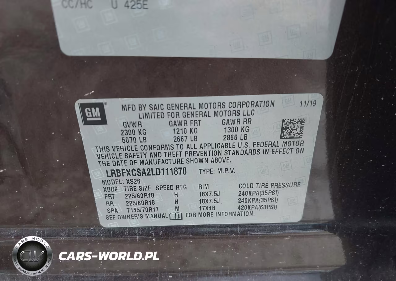 2020 Buick Envision Fwd Essence VIN:LRBFXCSA2LD111870 - 9