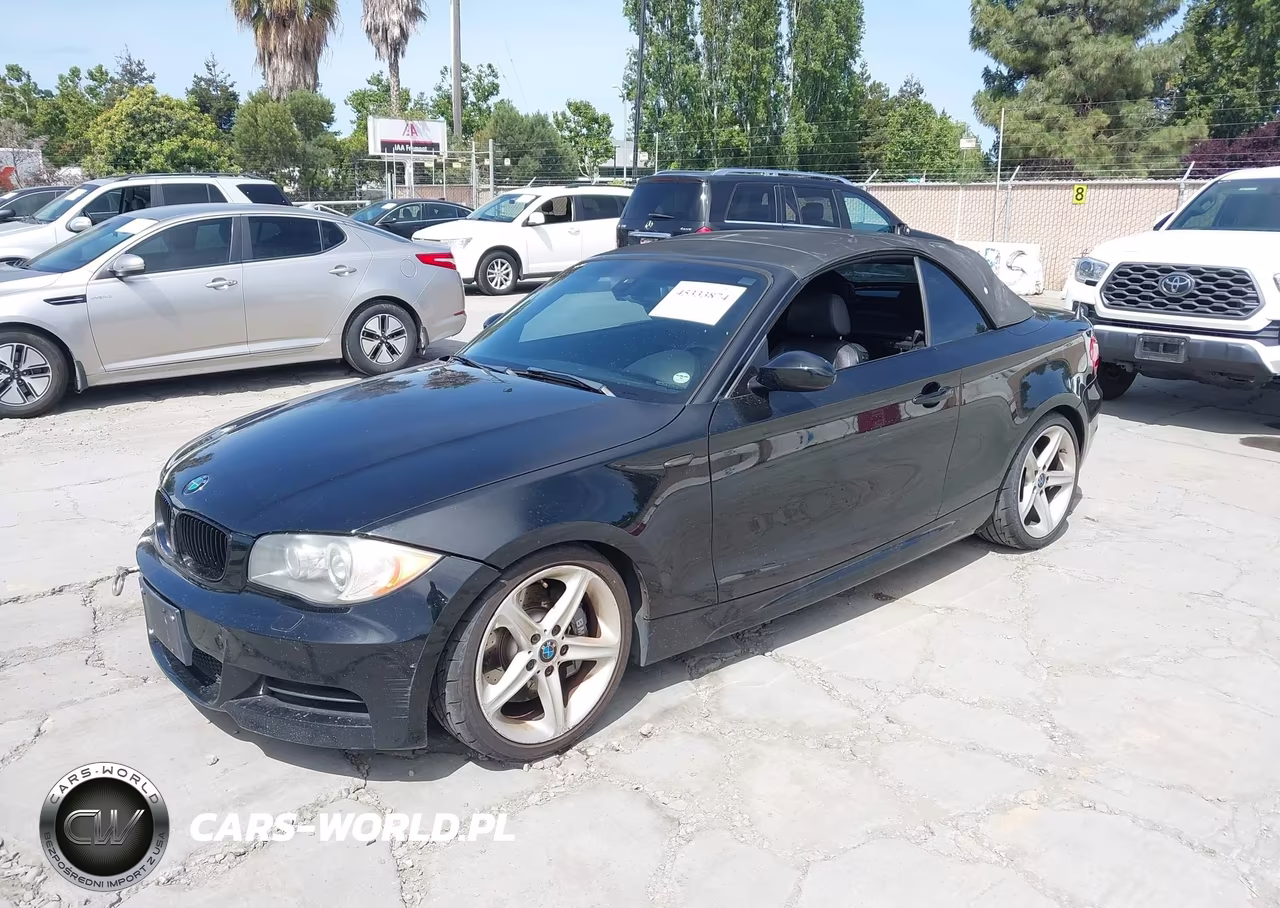 2008 BMW 135I VIN:WBAUN93578VF55346 - 2