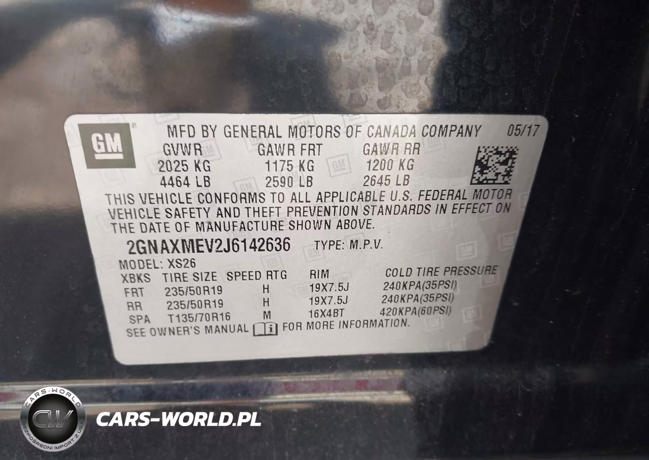 2018 Chevrolet Equinox Premier VIN:2GNAXMEV2J6142636 - 9