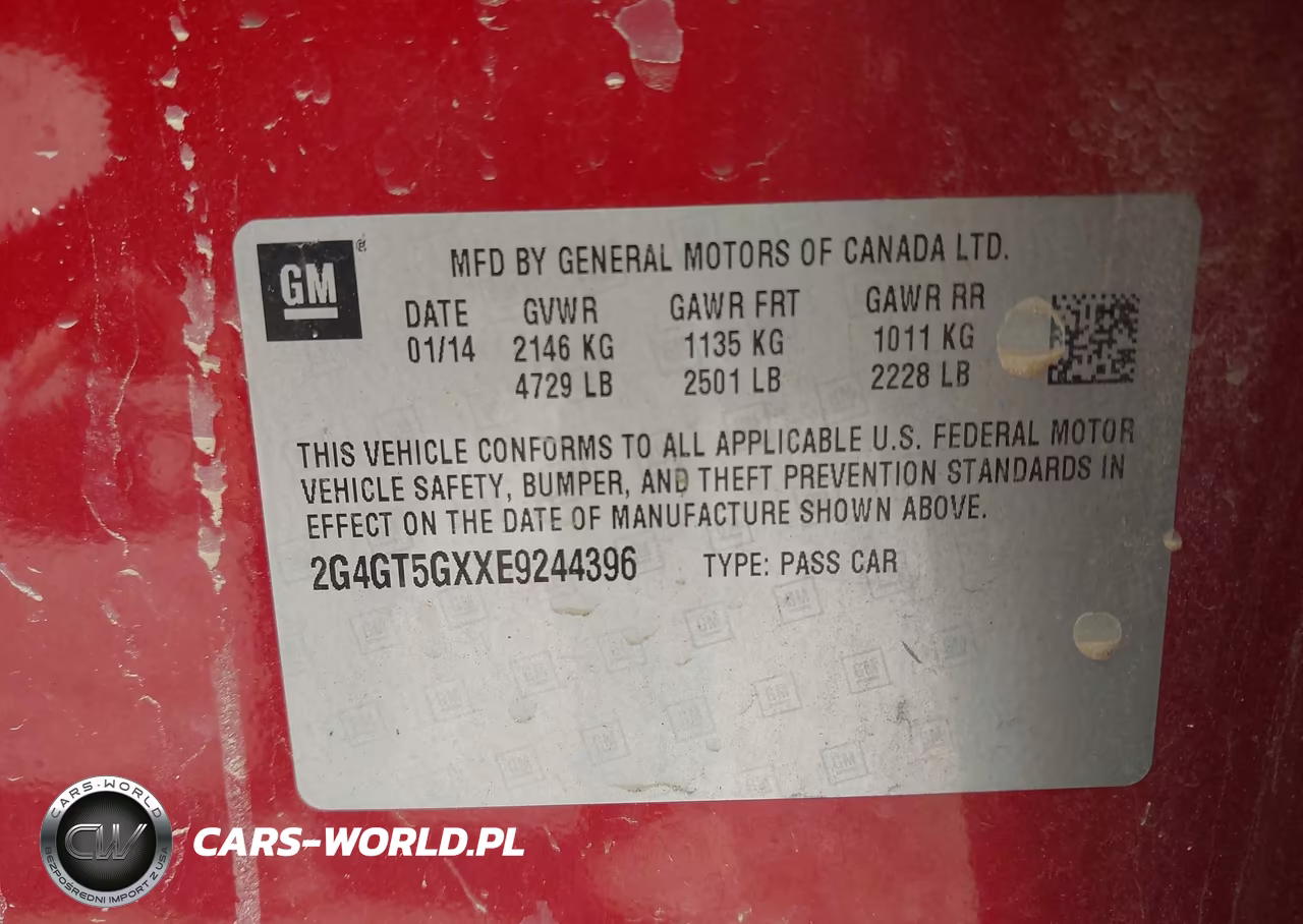 2014 Buick Regal Gs VIN:2G4GT5GXXE9244396 - 9