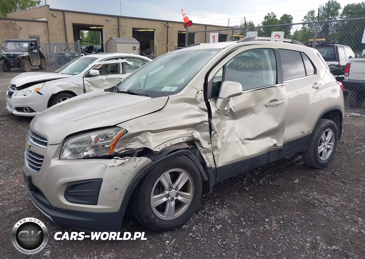 2016 Chevrolet Trax Lt VIN:3GNCJPSB9GL141459 - 2