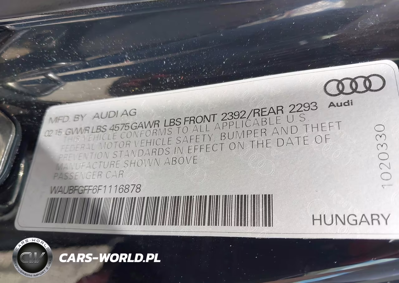 2015 Audi A3 2.0T Premium VIN:WAUBFGFF6F1116878 - 9