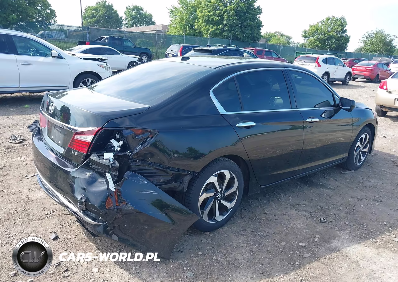2016 Honda Accord Ex-L V-6 VIN:1HGCR3F08GA001754 - 4