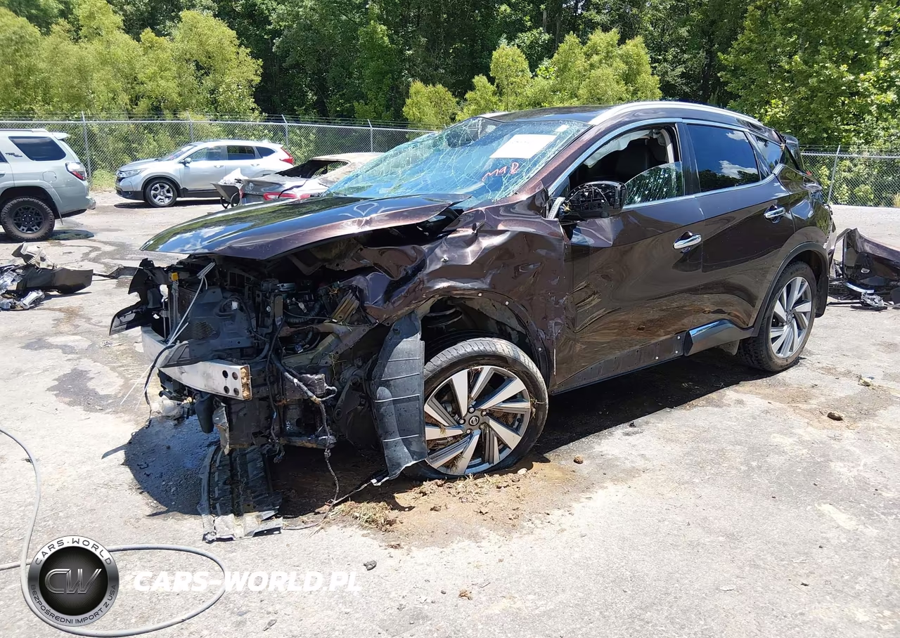 2019 Nissan Murano Sl VIN:5N1AZ2MJ7KN166977 - 2