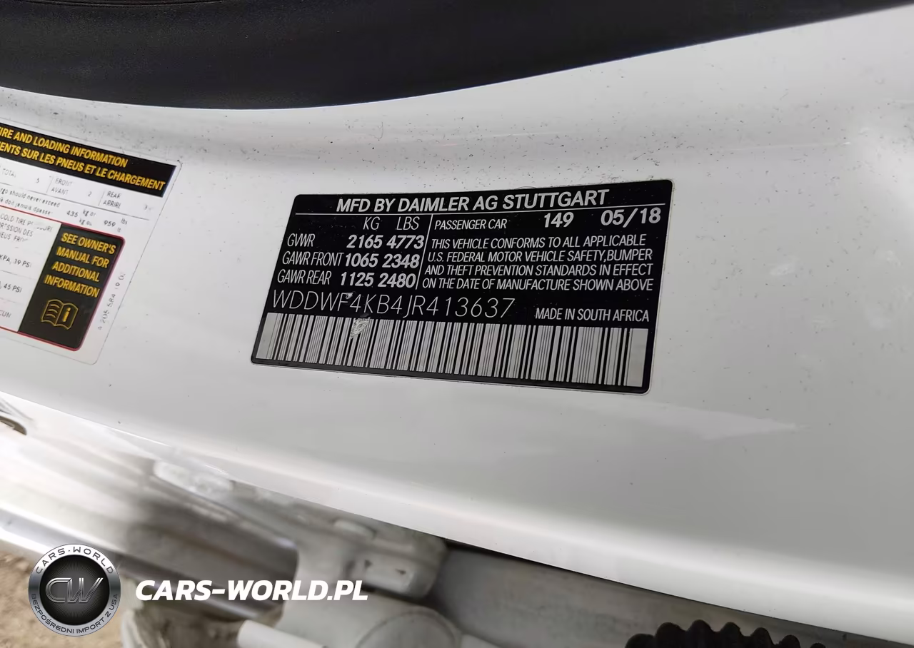 2018 Mercedes-Benz C 300 4Matic VIN:WDDWF4KB4JR413637 - 9