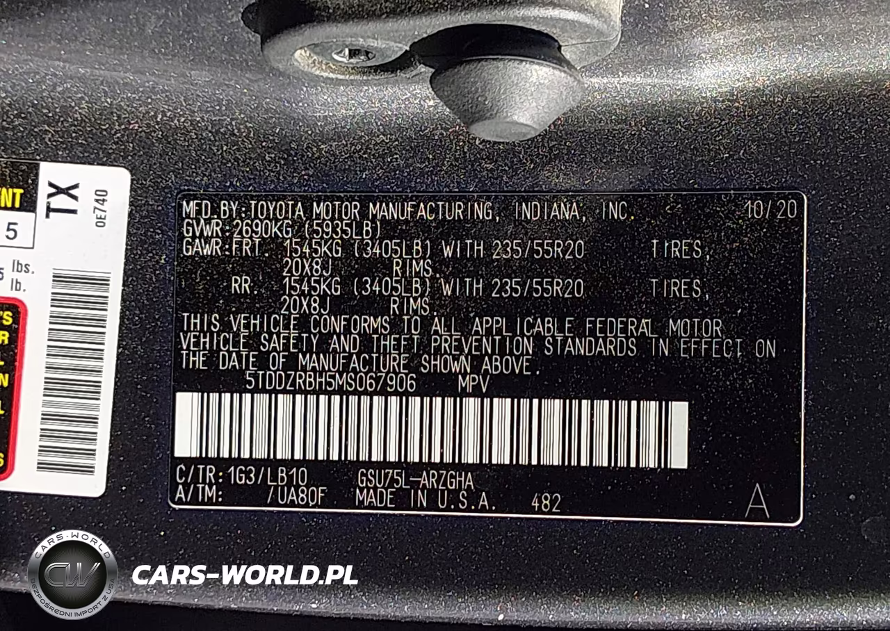 2021 Toyota Highlander Limited VIN:5TDDZRBH5MS067906 - 9