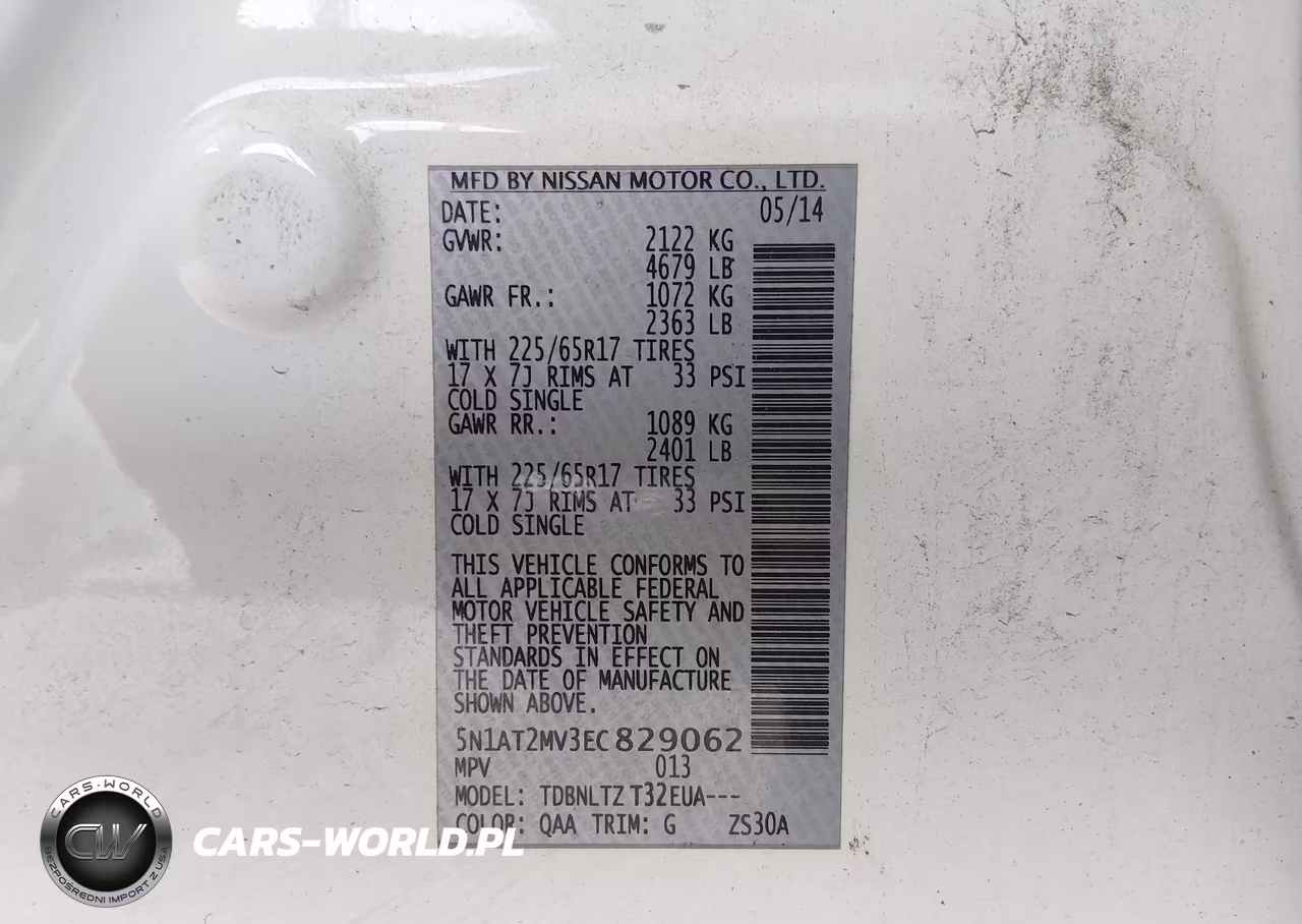 2014 Nissan Rogue Sv VIN:5N1AT2MV3EC829062 - 9