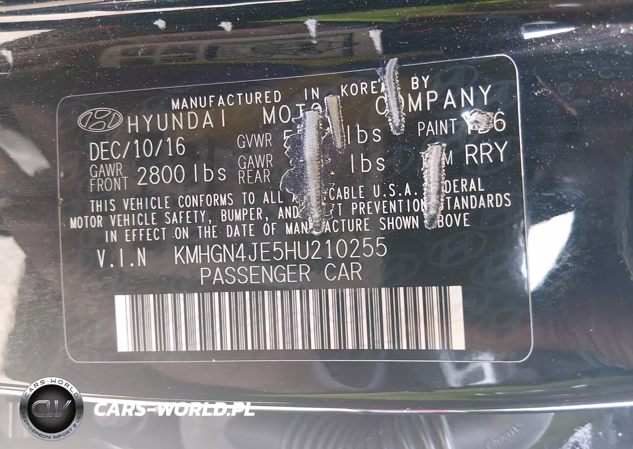 2017 Genesis G80 3.8 VIN:KMHGN4JE5HU210255 - 9