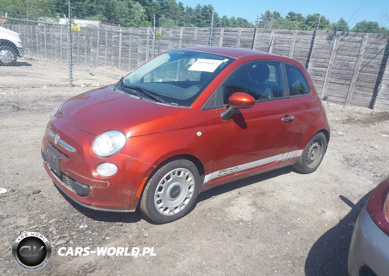 2012 Fiat 500 Pop VIN:3C3CFFAR8CT370121 - 2