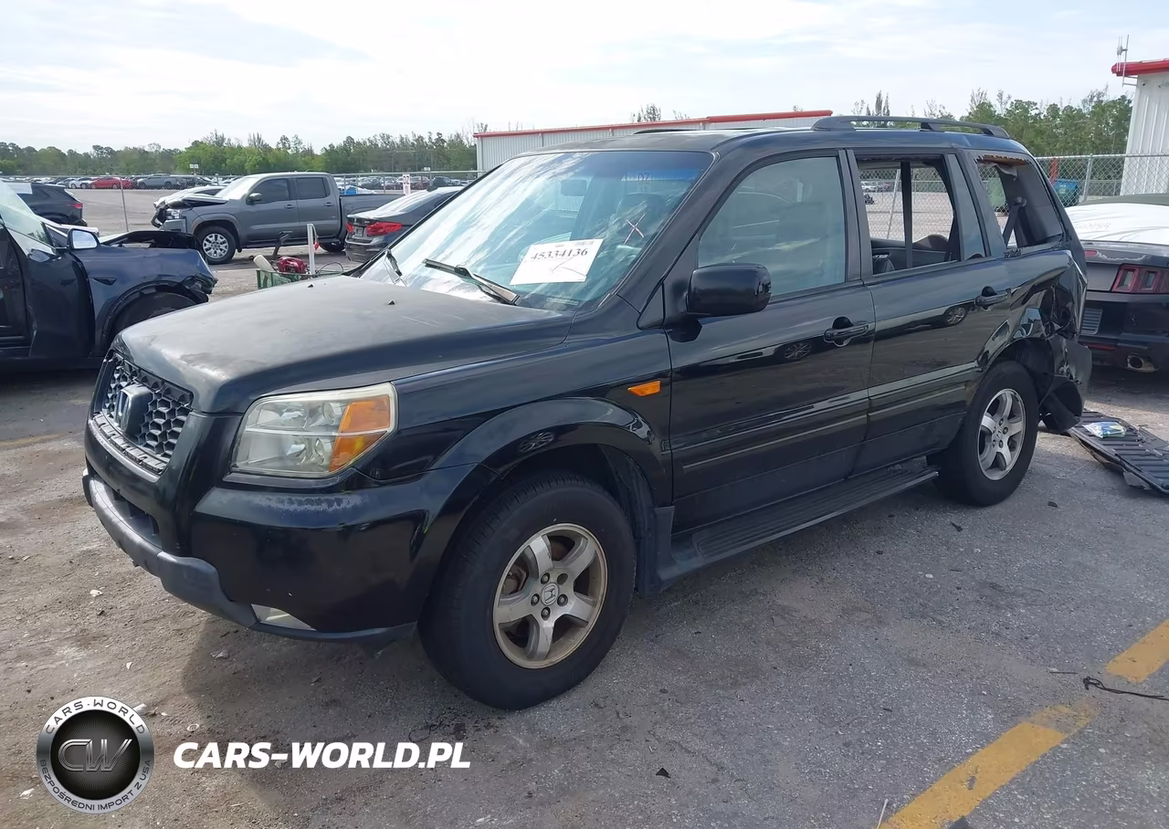 2007 Honda Pilot Ex-L VIN:2HKYF18727H519928 - 2