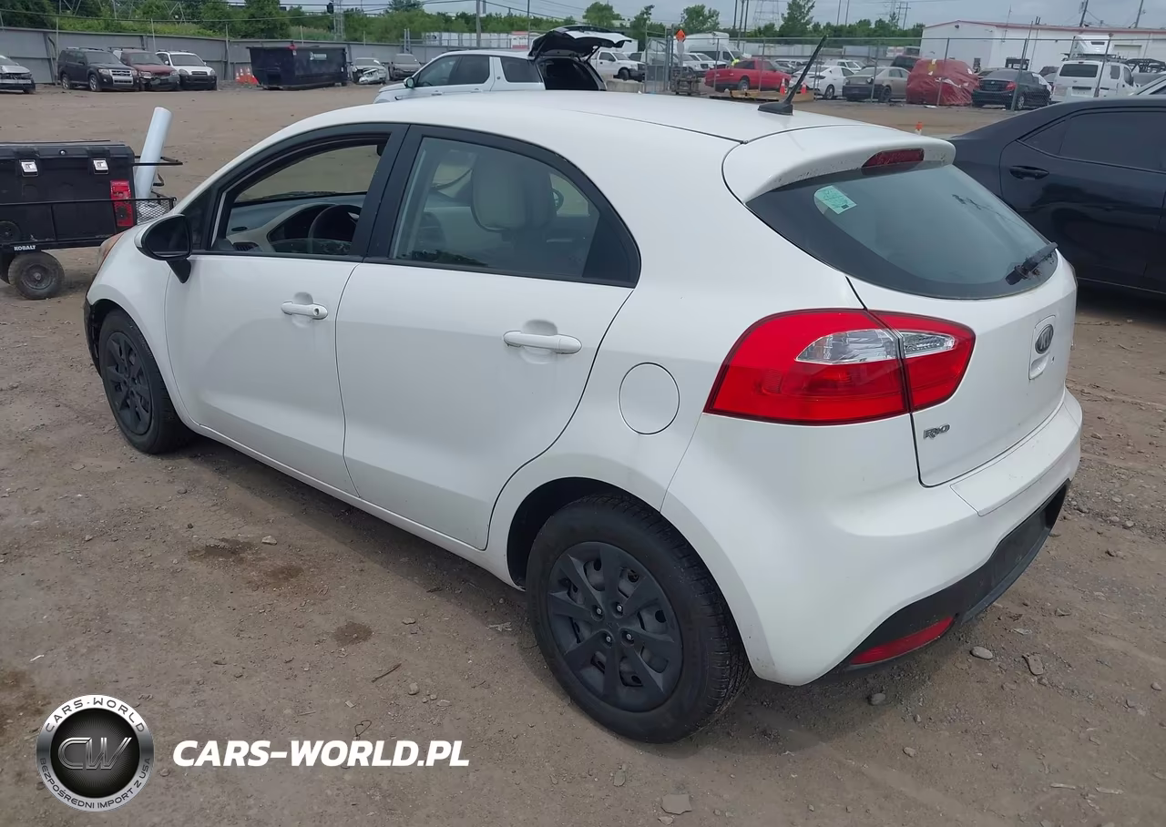 2013 Kia Rio Lx VIN:KNADM5A35D6224330 - 3