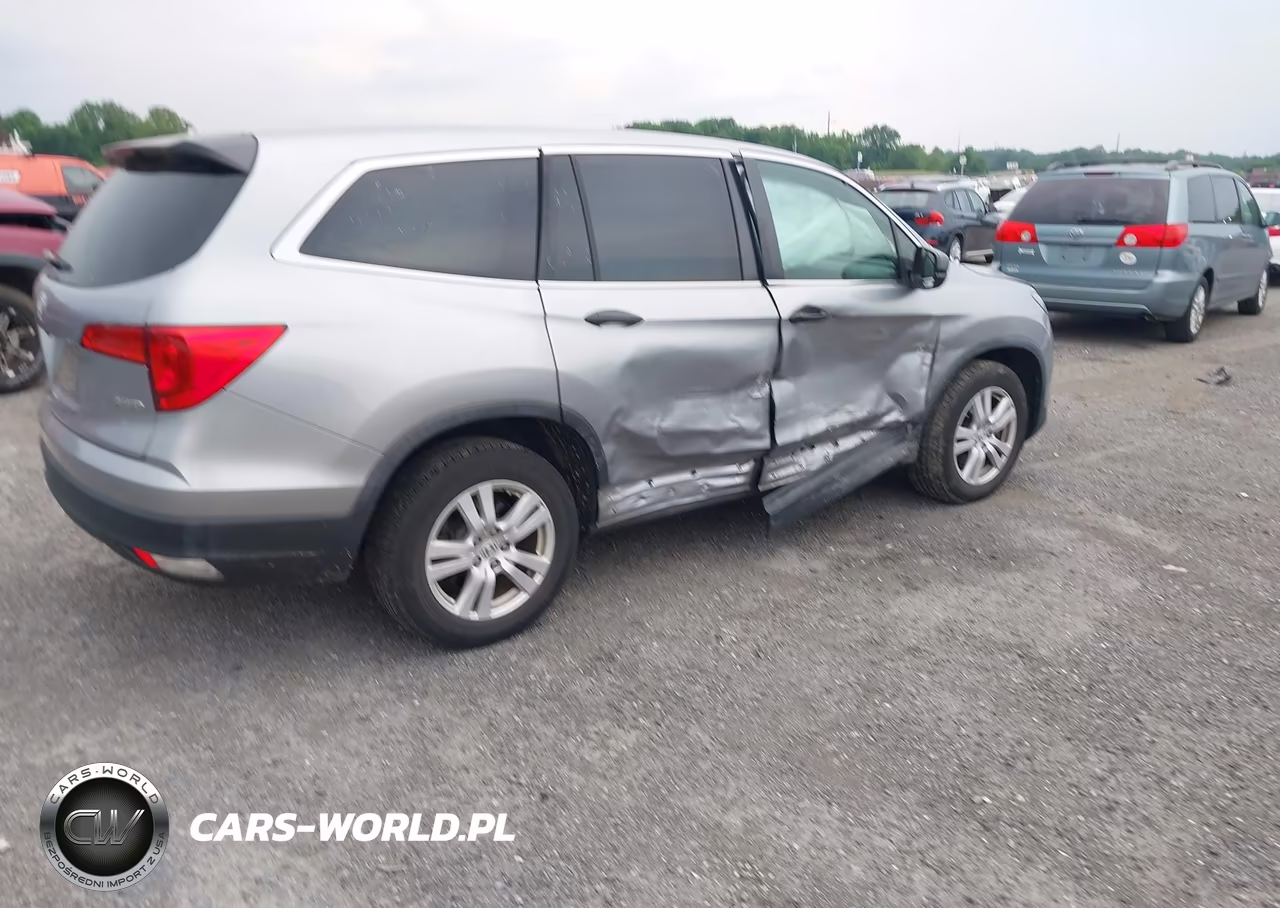 2017 Honda Pilot Lx VIN:5FNYF6H12HB056214 - 4