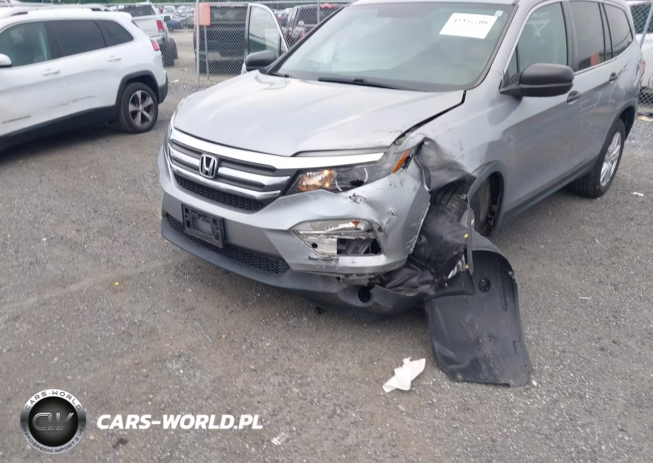 2017 Honda Pilot Lx VIN:5FNYF6H12HB056214 - 6