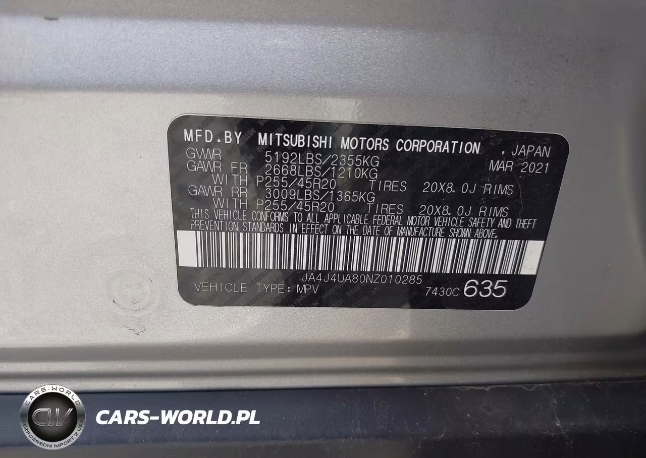 2022 Mitsubishi Outlander Black Edition S-Awc-Se 2.5 S-Awc-Se Launch Edition S-Awc VIN:JA4J4UA80NZ010285 - 9