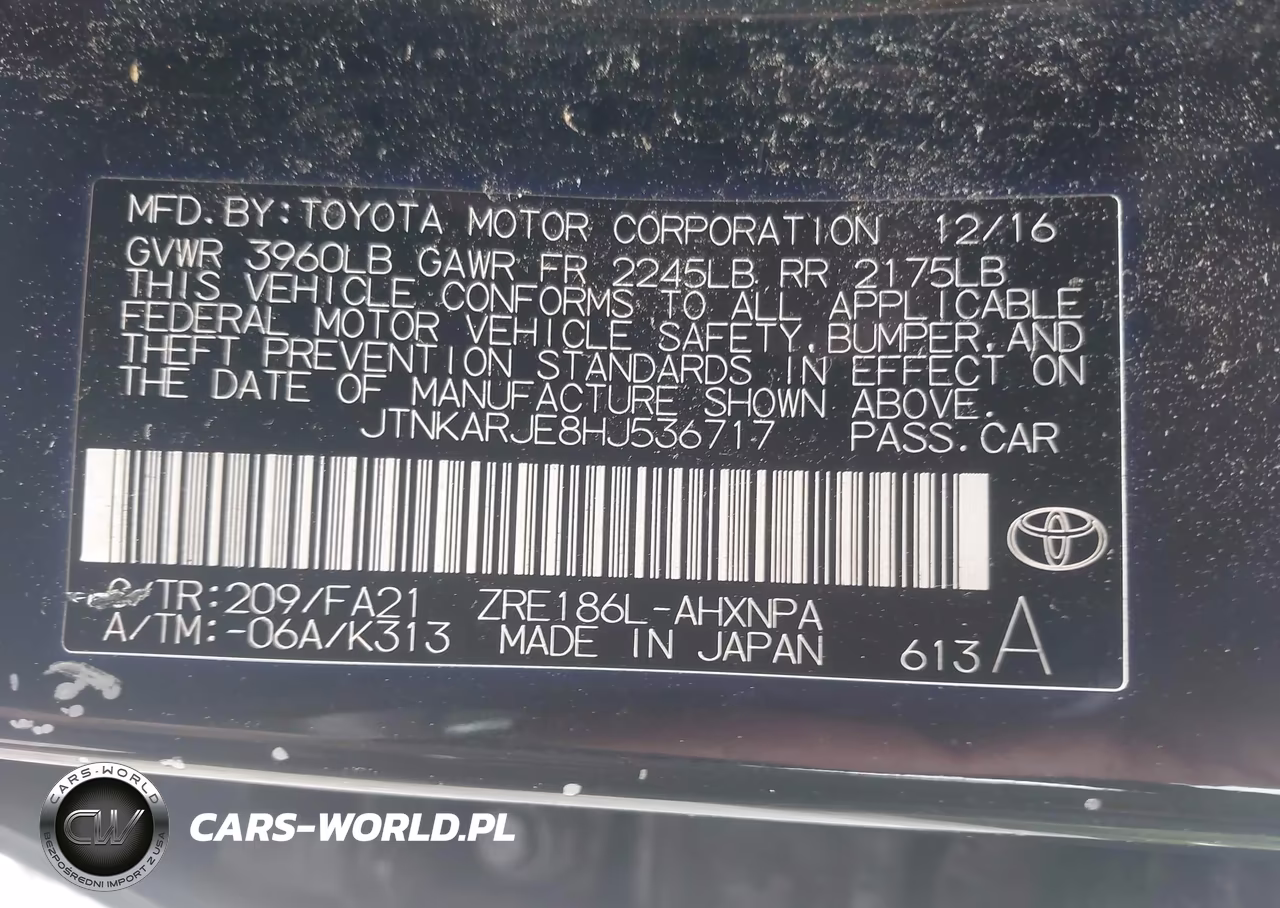 2017 Toyota Corolla Im VIN:JTNKARJE8HJ536717 - 9