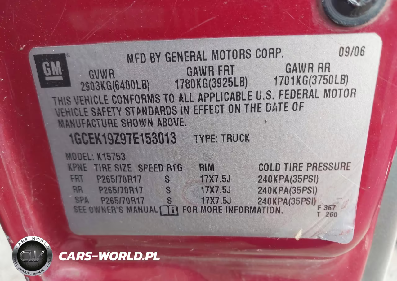 2007 Chevrolet Silverado 1500 Classic Lt1 VIN:1GCEK19Z97E153013 - 9
