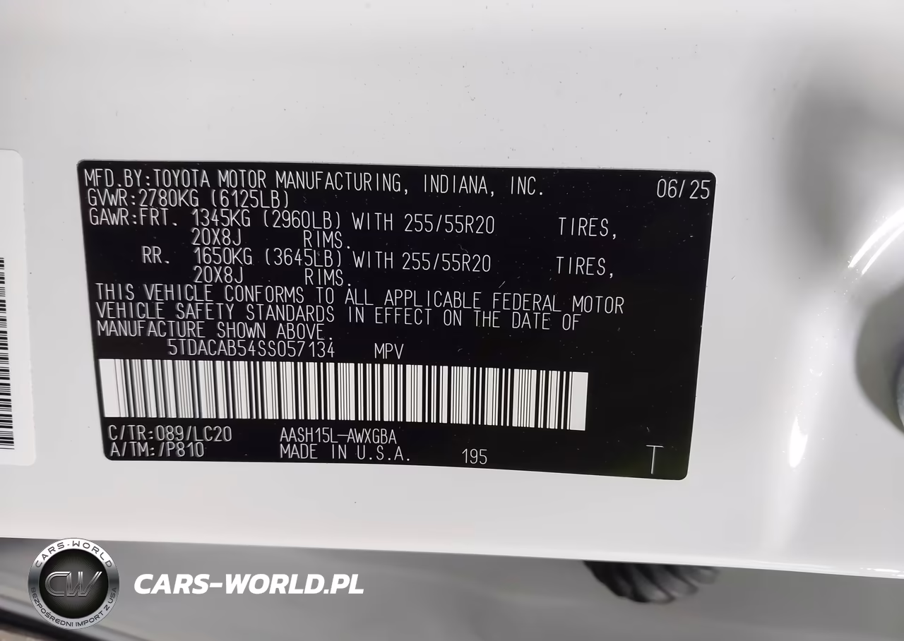 2025 Toyota Grand Highlander Hybrid Limited VIN:5TDACAB54SS057134 - 9