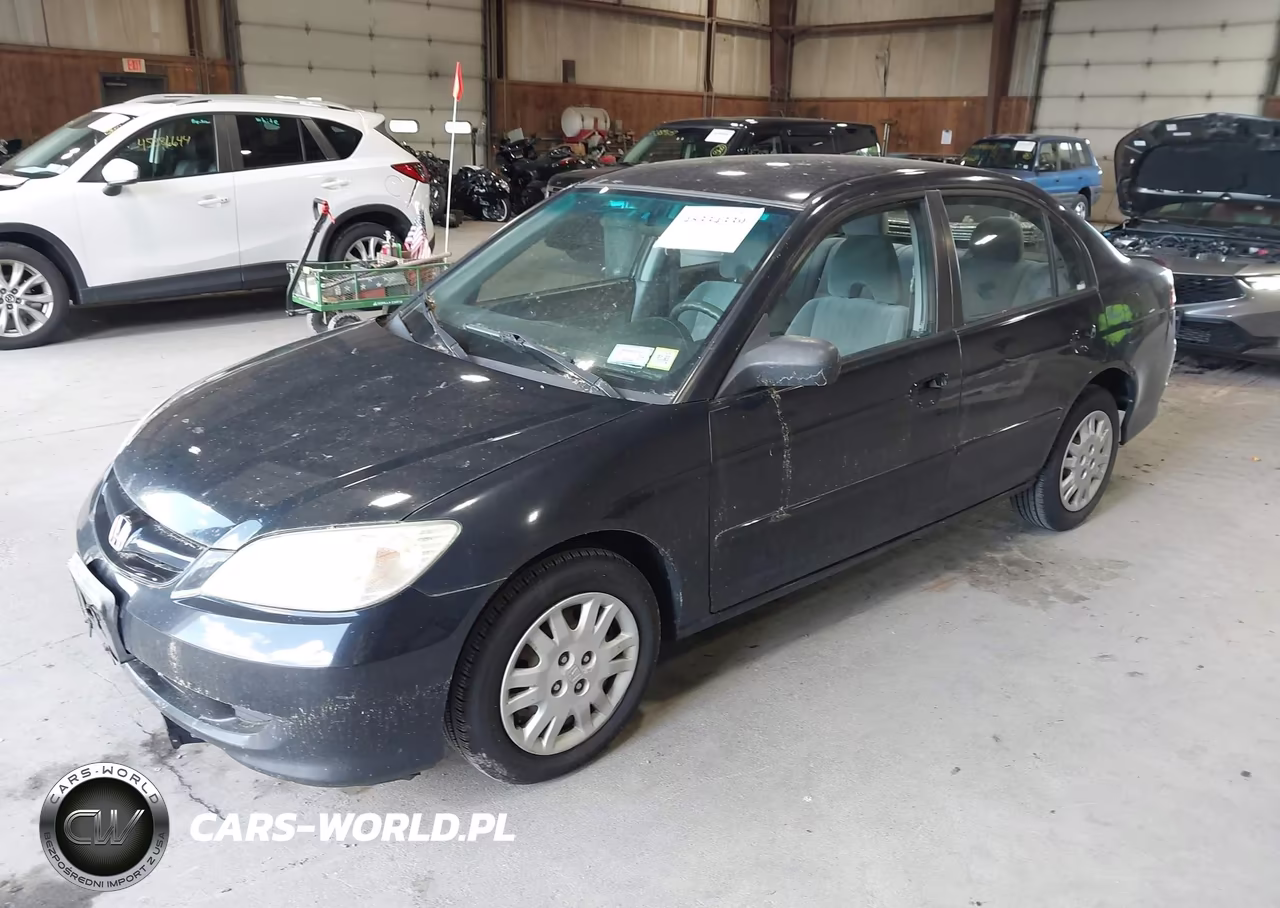 2004 Honda Civic Lx VIN:2HGES16544H508709 - 2