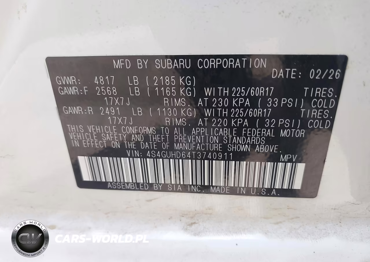 2026 Subaru Crosstrek Premium VIN:4S4GUHD64T3740911 - 9