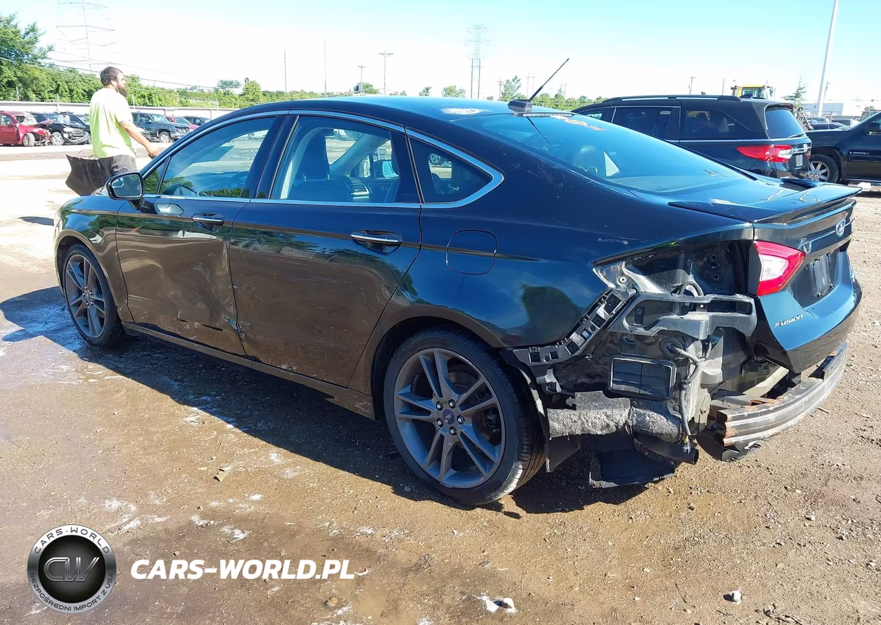 2014 Ford Fusion Titanium VIN:3FA6P0K96ER200217 - 3