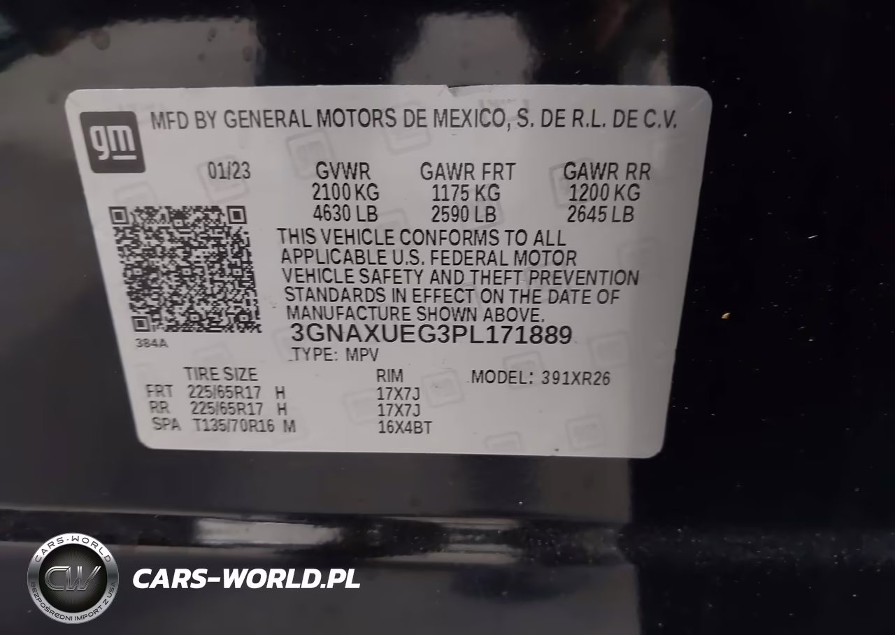 2023 Chevrolet Equinox Awd Lt VIN:3GNAXUEG3PL171889 - 9