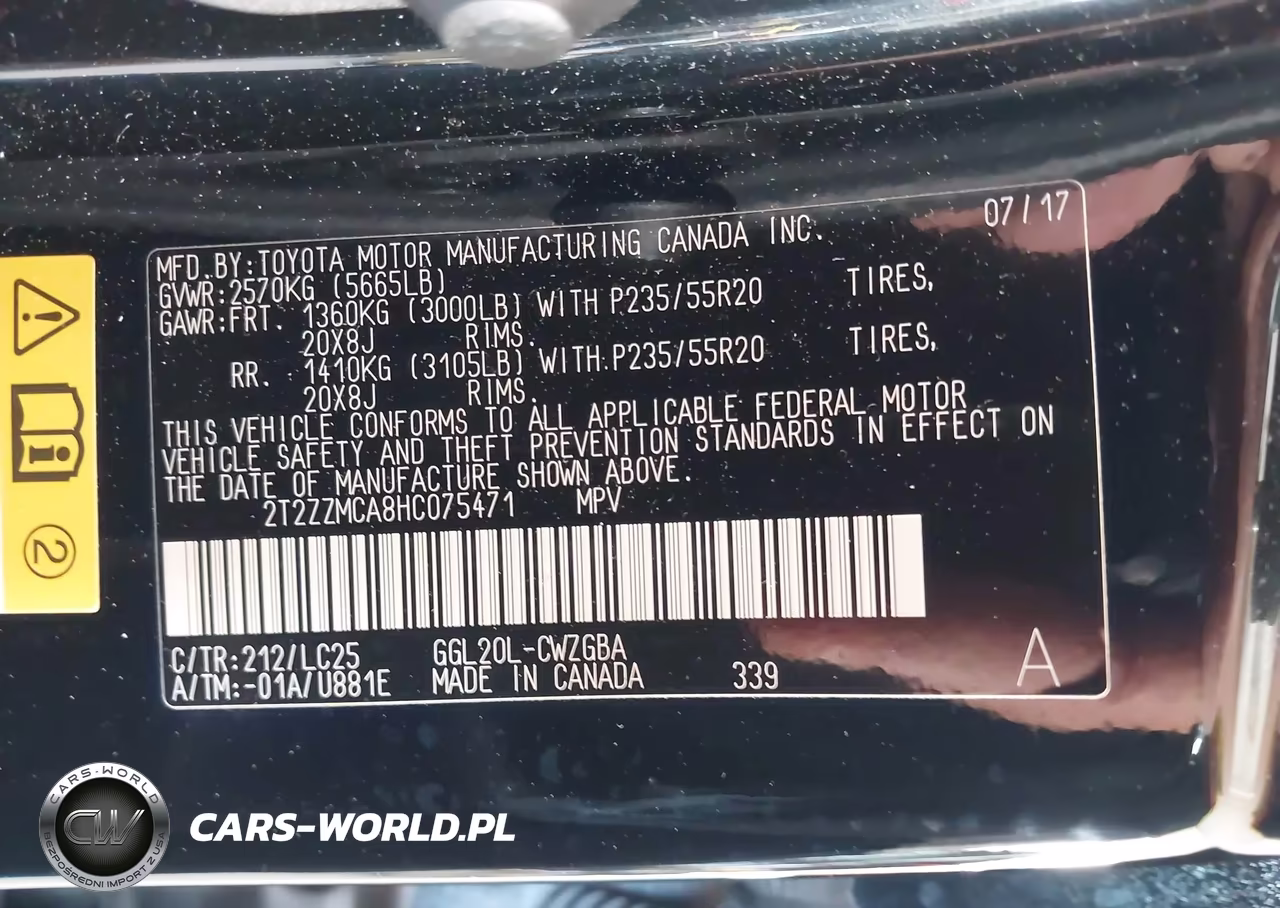 2017 Lexus Rx 350 F Sport VIN:2T2ZZMCA8HC075471 - 9