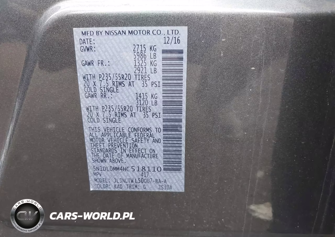 2017 Infiniti Qx60 VIN:5N1DL0MM4HC518110 - 9