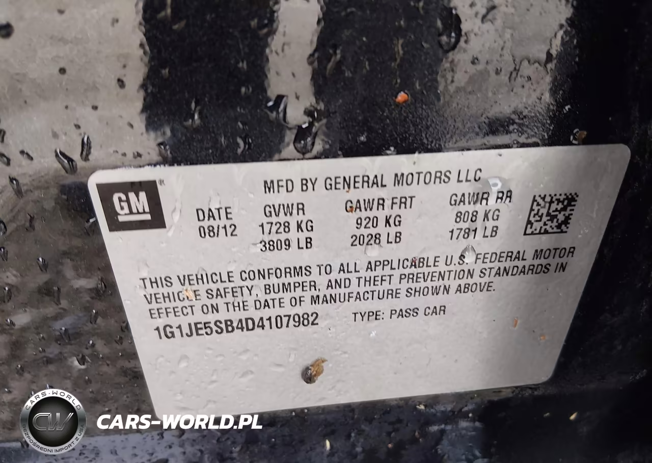 2013 Chevrolet Sonic Ltz Auto VIN:1G1JE5SB4D4107982 - 9