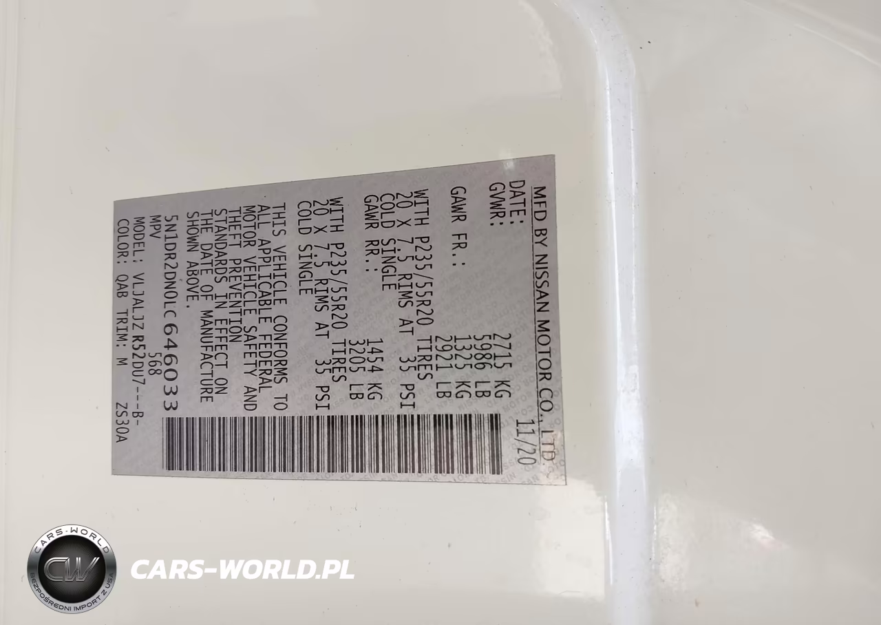 2020 Nissan Pathfinder Platinum 2Wd VIN:5N1DR2DN0LC646033 - 9