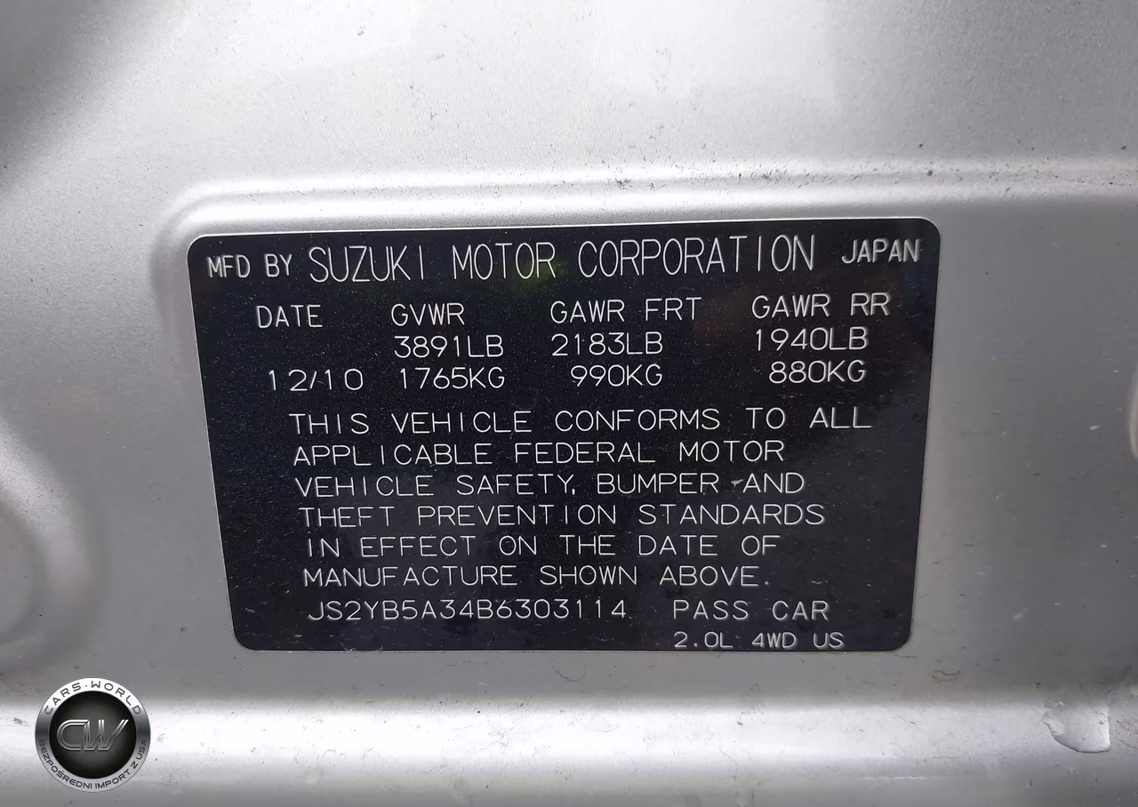2011 Suzuki Sx4 Premium-Tech Valu Pkg (Nav) VIN:JS2YB5A34B6303114 - 9