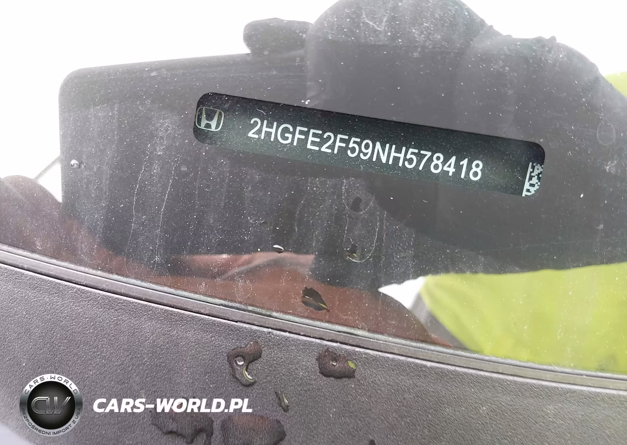 2022 Honda Civic Sport VIN:2HGFE2F59NH578418 - 9