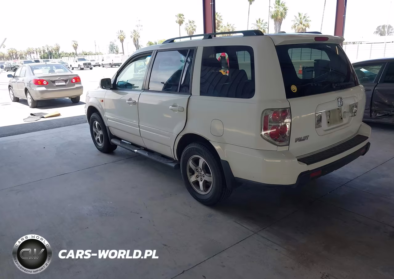 2007 Honda Pilot Ex-L VIN:5FNYF287X7B011212 - 3