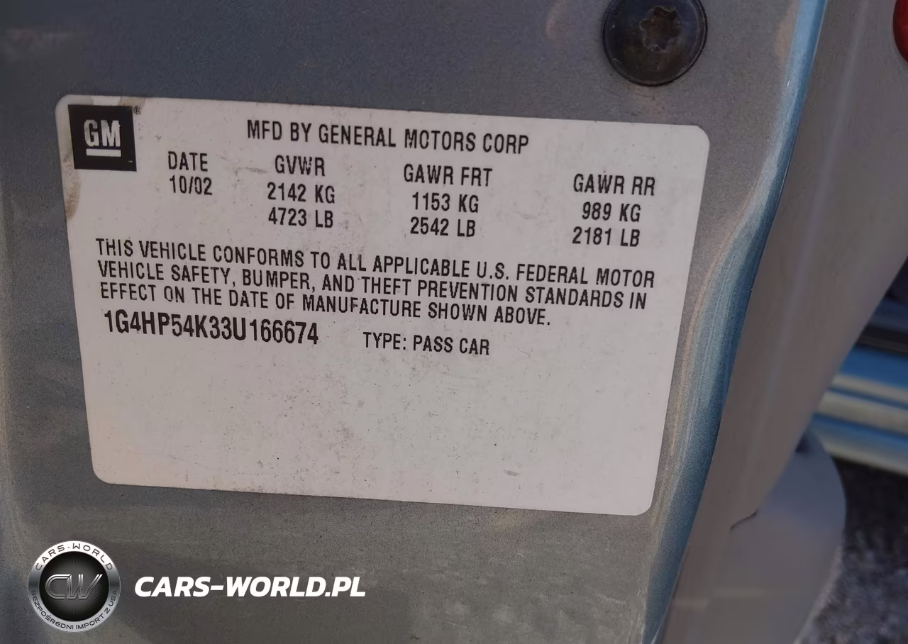 2003 Buick Lesabre Custom VIN:1G4HP54K33U166674 - 9