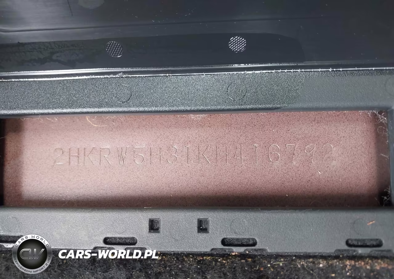 2019 Honda Cr-V Lx VIN:2HKRW5H31KH416792 - 9