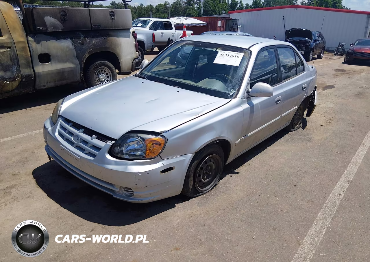 2003 Hyundai Accent Gl VIN:KMHCG45C73U459537 - 2