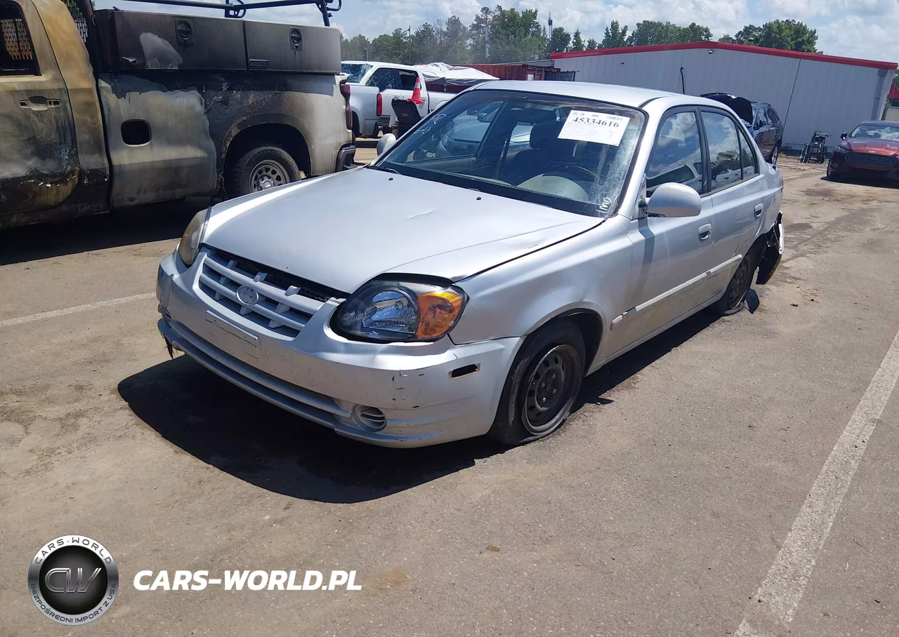 2003 Hyundai Accent Gl VIN:KMHCG45C73U459537 - 6