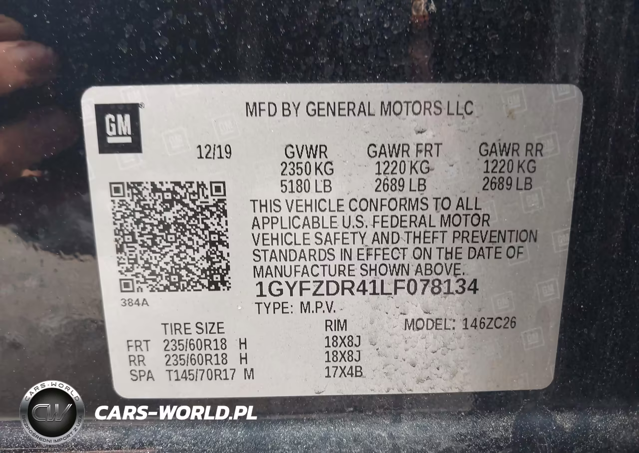 2020 Cadillac Xt4 Awd Premium Luxury VIN:1GYFZDR41LF078134 - 9