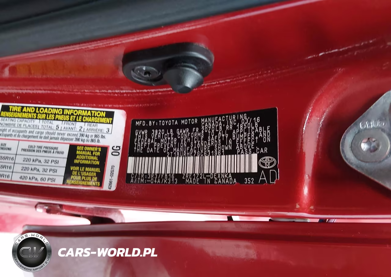 2016 Toyota Corolla Le VIN:2T1BURHE7GC631961 - 9