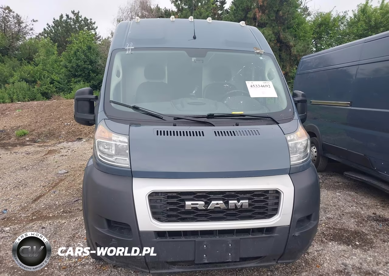 2020 Ram Promaster 3500 Cargo Van High Roof 159 Wb Ext VIN:3C6URVJG9LE124660 - 12