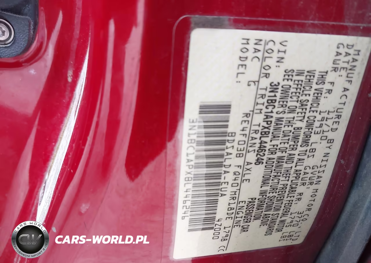 2011 Nissan Versa 1.8S VIN:3N1BC1APXBL446246 - 9