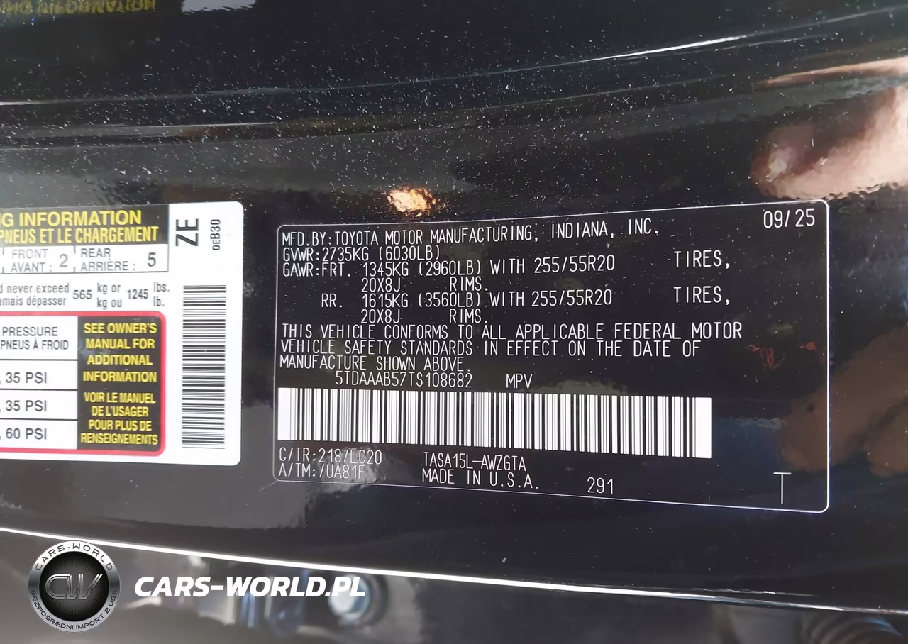 2026 Toyota Grand Highlander Limited VIN:5TDAAAB57TS108682 - 9