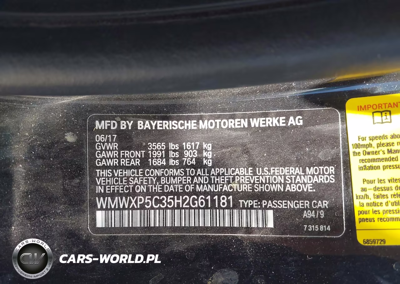 2017 Mini Hardtop Cooper VIN:WMWXP5C35H2G61181 - 9