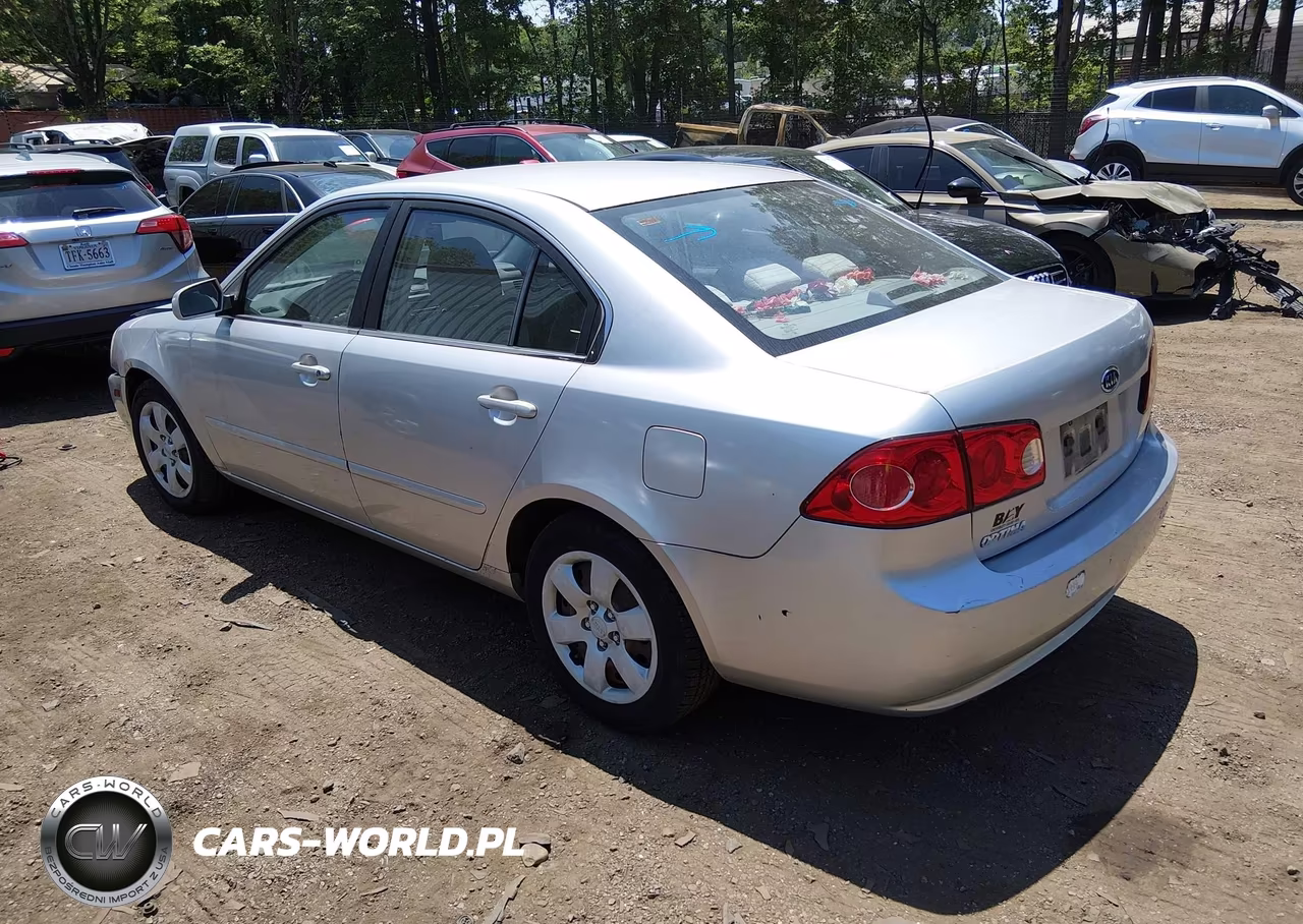 2007 Kia Optima Lx VIN:KNAGE123675122496 - 3