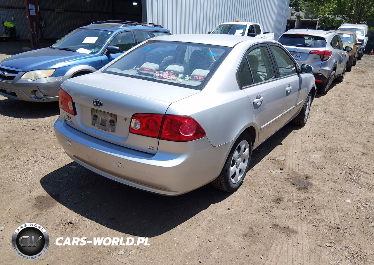 2007 Kia Optima Lx VIN:KNAGE123675122496 - 4