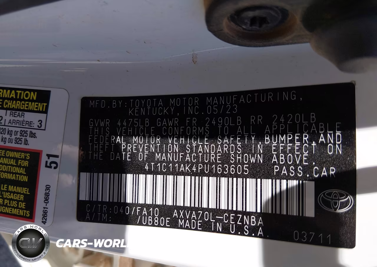 2023 Toyota Camry Le VIN:4T1C11AK4PU163605 - 9